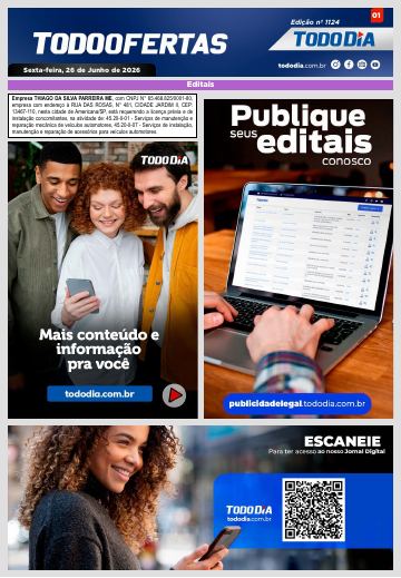 Capa: Todo Ofertas – Edição nº 1124