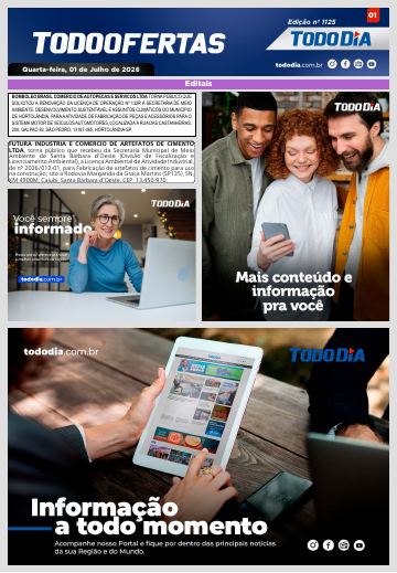 Capa: Todo Ofertas – Edição nº 1125