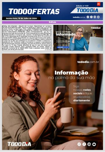 Capa: Todo Ofertas – Edição nº 1131