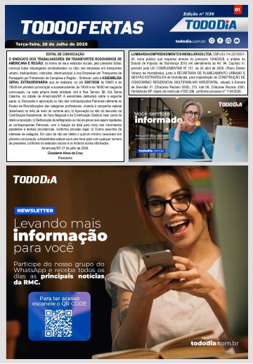 Capa: Todo Ofertas – Edição nº 1136