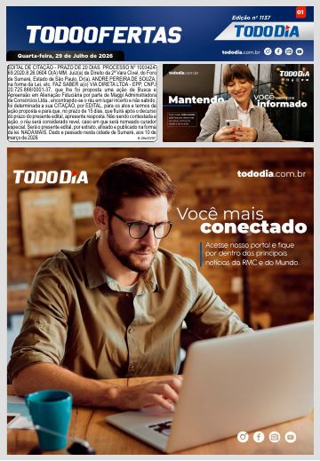 Capa: Todo Ofertas – Edição nº 1137