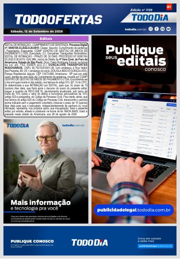 Capa: Todo Ofertas – Edição nº 1156
