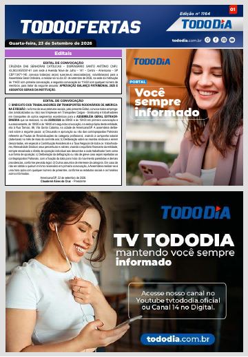 Capa: Todo Ofertas – Edição nº 1164