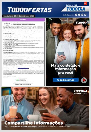 Capa: Todo Ofertas – Edição nº 1165