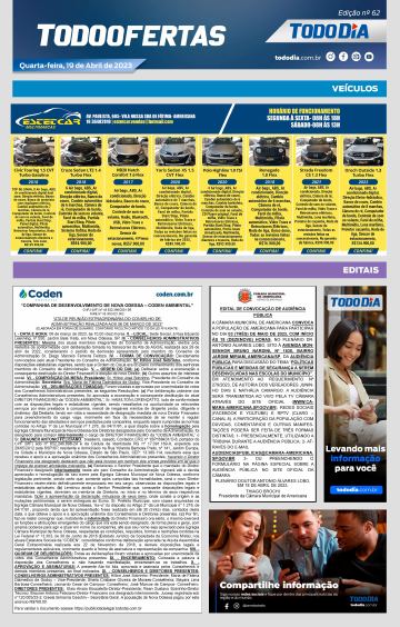 Capa: Todo Ofertas - Edição n° 62