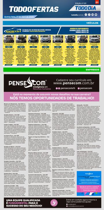 Capa: Todo Ofertas - Edição nº 69
