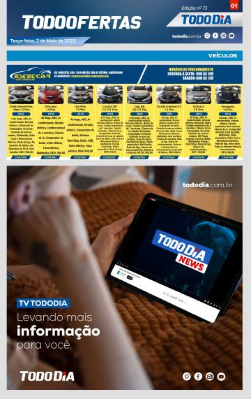 Capa: Todo Ofertas - Edição nº 73
