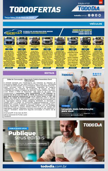 Capa: Todo Ofertas – Edição nº 93