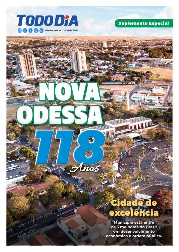 Capa: Nova Odessa - 118 Anos