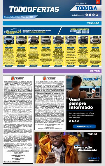 Capa: Todo Ofertas - Edição nº 96