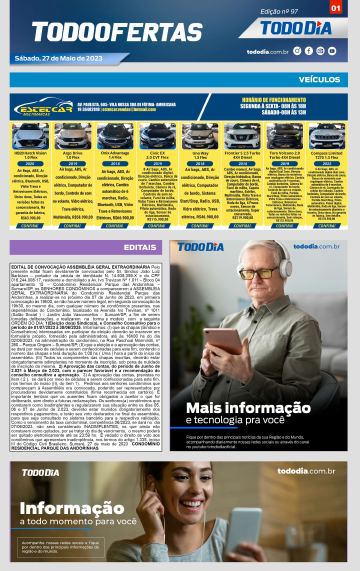 Capa: Todo Ofertas – Edição nº 97