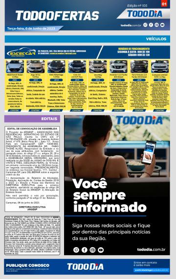 Capa: Todo Ofertas – Edição nº 105