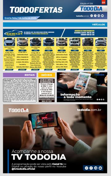 Capa: Todo Ofertas – Edição nº 106