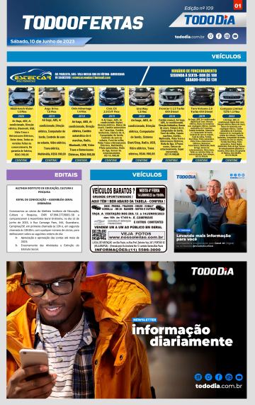 Capa: Todo Ofertas – Edição nº 109