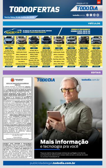 Capa: Todo Ofertas – Edição nº 113