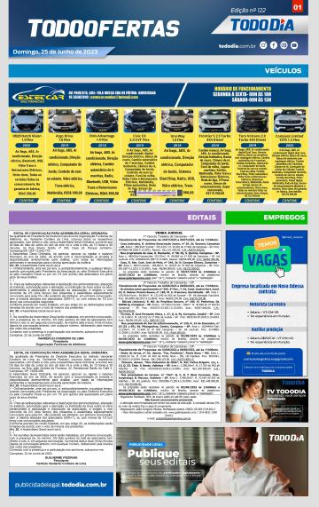 Capa: Todo Ofertas – Edição nº 122