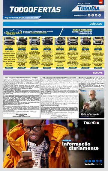 Capa: Todo Ofertas – Edição nº 123