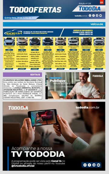 Capa: Todo Ofertas – Edição nº 126