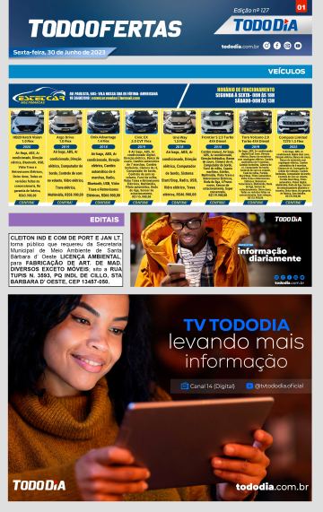 Capa: Todo Ofertas – Edição nº 127