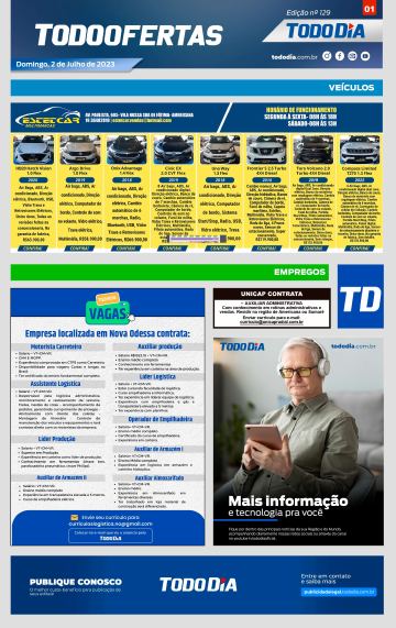 Capa: Todo Ofertas – Edição nº 129