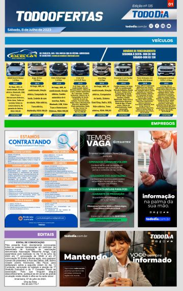 Capa: Todo Ofertas – Edição nº 135