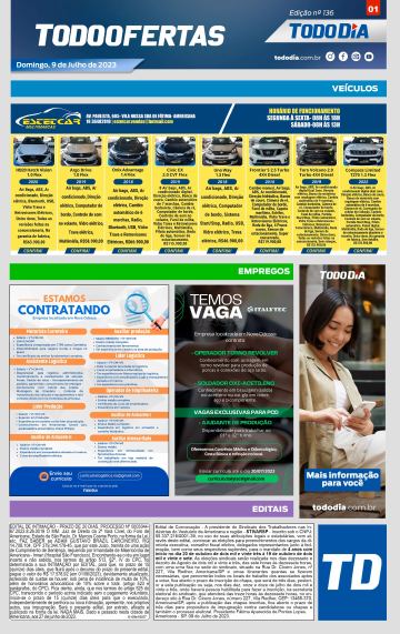 Capa: Todo Ofertas – Edição nº 136