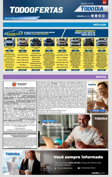 Capa: Todo Ofertas – Edição nº 140