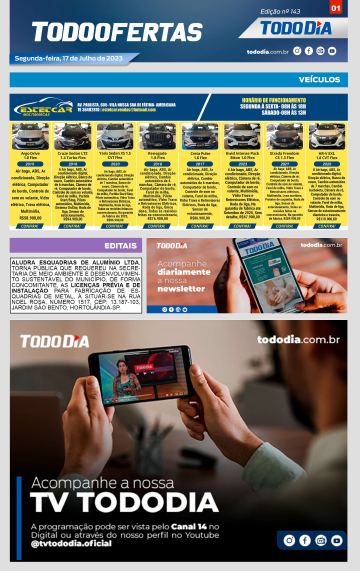 Capa: Todo Ofertas – Edição nº 143