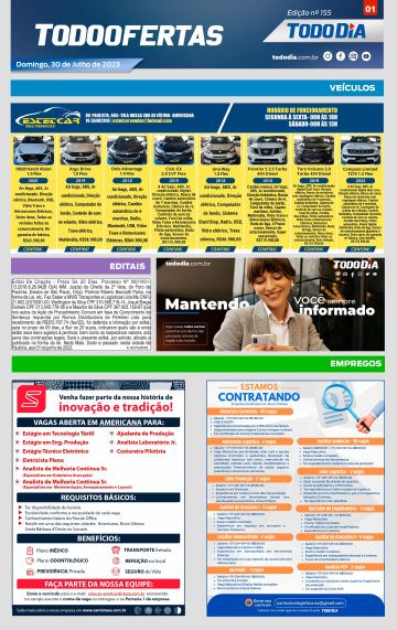 Capa: Todo Ofertas – Edição nº 155