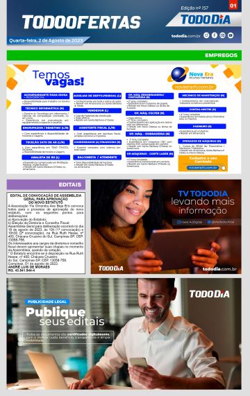 Capa: Todo Ofertas – Edição nº 157