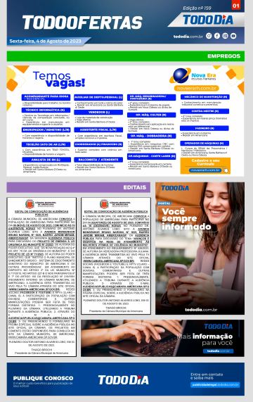 Capa: Todo Ofertas – Edição nº 159